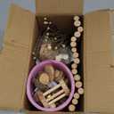 40 PCS Hamster Toys Set, Guinea Pig Toys Enrichment Hamster Tubes and Tunnels, Rat Enrichment Toy with Bridge, Seesaw, Swing, Ball for Gerbils, Chinchillas, Dwarf and Syrian Mouse