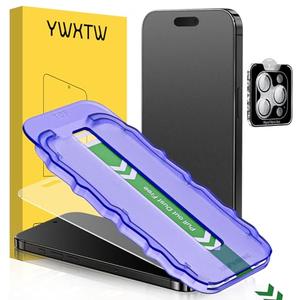 YWXTW 1Pack Matte Screen Protector for iPhone 16 Pro Max 6.9 Inch + 1 Set Camera Lens Protector, Anti Glare Anti Fingerprint 16 Pro Max Glass Screen Protector, Bubble Free, Smooth as Silk