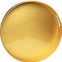 Spsyrine Round Gold Decorative Tray, 13" Plastic Serving Table Tray with Handles for Ottoman, Coffee Table, Bathroom, Kitchen, Living Room