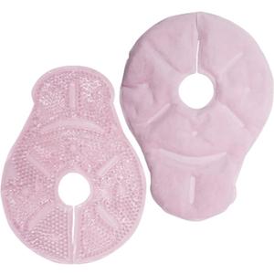 2 x The Breastfeeding Essentials for Nursing Mothers,Soothing Breast Gel Pads,Hot or Cold Gel Packs for Breastfeeding & Pumping, 2 Breast Ice Packs for Breast Augmentation Post Surgery Pain Relief (Pink)