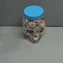 30 Pack Halloween Ring Candy - Individually Wrapped Holiday Themed Skull Candys Packed in a Skull Jar  Trick Or Treat Strawberry And Tutti Frutti Delicious Candys - Bulk Halloween Suckers Great Use, For Kids, Trick Or Treat, Party Favor, Classrooms, Goodie Bags (EXP 06/18/27)