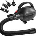 AWSUM 600W Electric Air Pump for Inflatable Gymnastics Mat, 110-120V AC Air Mattress Quick Fill Inflator Deflator Pump, Portable for Pool Floats/Air Bed/Gymnastics/Gym,4 Nozzles