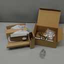 Veise Keyless Entry Door Lock with 2 Lever Handles - Electronic Keypad Deadbolt, Easy Installation Digital Smart Front Door Lock Set, Satin Nickel