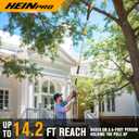 HEINPRO Cordless Pole Saw 8-Inch Compatible with Dewalt 20V MAX Battery, Electric Pole Saws for Tree Trimming Battery Powered, Extension Up to14.2-Feet Pole Chainsaw (Battery not Included)