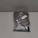 NICETOWN Blackout Kitchen Tiers Window Valances for Living Room - Thermal Insulated Blackout Grommet-Top Short Curtains for Cafe Store/Basement (Grey, 2 Panels, 52W by 18L with 1.2 inches Header)