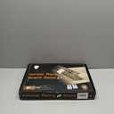 Horse Race Board Game Racing Game Thickened Solid Wood with 11 Luxurious Durable Classic Metal Horses with 2 Dice and 2 Boxes of Cards Horse Racing Game (Log Color, Rectangle)