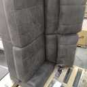 Signature Design by Ashley Navi Faux Leather Modern Sofa, Gray (Charcoal)