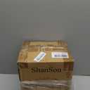 ShanSon 1.7L Electric Glass Kettle 1500W Temperature Control Fast Water Boiler BPA Free Auto Shut-off Protection Electric Teapot with Led Touch Screen (Clear)