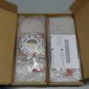 AUSLEU Modern Wall Sconce Lighting 12W Set of 2 LED Wall Lamp, Acrylic Material Wall Mounted Wall Lights Hardwired (Warm White)