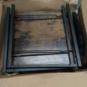 Kitstorack Laundry Basket Organizer, Laundry Hamper with Shelf & 2 Pull-Out Removable Bags, Dirty Clothes Hamper Organizer for Laundry Room Bathroom and Dorm, 2 x 11.8 gallons (44.5L) (Rustic Brown Black)