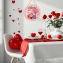 2 x Valentines Day Decorations St Patricks Day Decorations Reversible Valentines Wreath Truck Door Decor Hanging Wall Welcome Sign Wooden Front Door Hanger Wreath for Porch Wall Indoor Home Decor