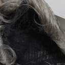 REECHO Hair Topper, Short Wiglet Hair Topper for Women with Thinning Large Coverage Synthetic Top Crown Hairpiece for Women - Grey