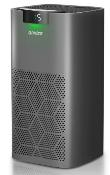 Ganiza Air Purifiers for Home Large Room,1570ft² Coverage Air Purifier for Pets,H13 True HEPA Air Filter for Dust Hair Odors, Air Cleaner Removal Up to 99.97%,23dB Less Noise Sleep Mode for Bedroom Gray