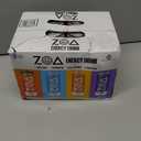 ZOA Zero Sugar Energy Drinks with Electrolytes, Vitamin C, Amino Acids, B-Vitamins, Made with Green Tea Caffeine, Sugar-Free Variety Pack- Four Flavors, 4-Pack 08/09/2026