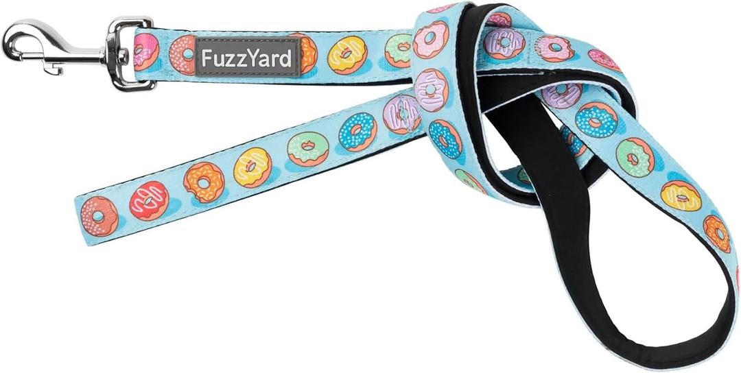 FuzzYard You Drive Me Glazy Dog Leash | Size L | Comfortable Neoprene Lead for Dogs | Perfect for Outdoor Walking & Training