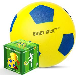Kikkavo Silent Soccer Ball Pro Size 5 2026 Weighted Indoor Airless Training Ball Foam House Ball for Quiet Play Dribbling Practice & Indoor Basketball Dribble Training
