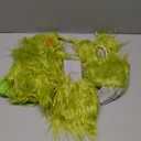 Nicoxijia Toddler Baby Girl Christmas Costume Outfit Furry Sleeveless Romper Overalls Headband Leg Warmer Plush Xmas Clothes (18-24 Months)