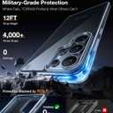 TORRAS Shockproof for Samsung Galaxy S25 Ultra Case, [Non-Yellowing] [12FT Military-Grade Protection] Transparent Slim Case for Samsung S25 Ultra Case, Diamond Clear, Hard, 6.9'' Guardian Series