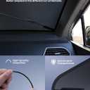Lamicall Car Windshield Sunshade Umbrella - Foldable Car Windshield Sun Shade Cover, 5 Layers UV Block Coating, 52"x31" Front Window Heat Insulation Protection, for Auto Sedan, SUV Windshield