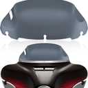 Smoke 9 Motorcycle Windshield Windscreen Compatible for 2014-2023 Harley Davidson Touring Street Glide/Electra Glide/Ultra Limited/Tri Glide FLHT FLHX FLHXS FLHTK