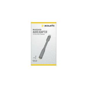 Acoustic Rugged Audio Adapter 3.5mm to USB-C Connector