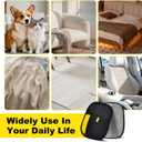 2 x Pet Hair Removal Gloves for Cats & Dogs, Reusable Electrostatic Grooming Gloves, Efficient Quick Hair Remover for Couch, Car Seat, Furniture, Carpet & Bedding (2 Pcs)