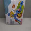 Marstone Toddler Toys 1 2 Year Old Boy Gifts: Dinosaur Slide with 4 Animal Cars Educational Baby Toys 12-18 Months, First 1st Birthday Gifts for Kids, Girls, Push Car Race Track for Toddlers 1-3