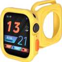 3 x Apple Watch Case 40/41mm Cover Environmental Soft Flexible TPU Anti-Scratch Lightweight Protective Iwatch Case Compatible with Apple Watch Series 9/8/7/6/SE/5/4 (Yellow)