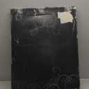 Noodle Board Stove Cover for Gas Stovetop, Bamboo Stove Top Covers for Electric Stove and Gas Burners with Handles Kitchen Sink Cover for Counter Space Decorative Serving Tray White (29.53"x22.05")