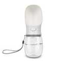 Portable Dog Water Bottle for Walking 19 OZ or 12 OZ Portable Pet Water Bottles for Puppy Small Medium Large Dogs Water Dispenser Pet Water Bowl Dog Accessories (19OZ White) (White 12 OZ)