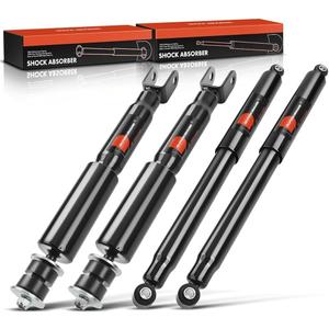 A-Premium Front and Rear Shock Absorbers Struts Compatible with Chevrolet GMC Silverado 1500 Sierra 1500 (Classic) 1999-2007 -[4WD, Exc. Electronic Suspension & Quadrasteer]