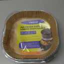 250 Pcs 9" Square Air Fryer Liners Disposable, Unbleached Parchment Paper Liners for Airfryer Basket, Non-Stick & Leakproof Baking Paper for Oven Roasting