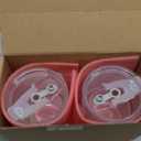 13oz/400ML Glass Tumbler with Straw and Lid Ribbed Vertical Ice Coffee Cups Sealed Carry on for Coffee Iced Tea, Thick Wall Glassware Tumbler Water Glass (2Pcs) (Clear)