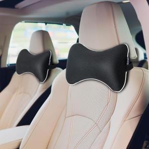 Inflatable Car Neck Pillow - 2 Pack Soft Headrest Car Pillow for Driving Seat with Adjustable Strap, Comfortable Ergonomic Design Neck Support and Breathable Washable Cover (Medium) Inflatable Car Neck Pillow - 2 Pack Soft Headrest Car Pillow for Driving Seat with Adjustable Strap, Comfortable Ergonomic Design Neck Support and Breathable Washable Cover (Medium)