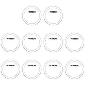 10 PCS 3 Inch Custom Buttons, Personalized Button Pins, Acrylic Blank Photo Buttons, Make Your Own Button Badge Maker DIY Crafts for DIY Crafts Supplies