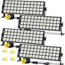 150W LED Shop Light, 18000LM 6000K Daylight White Super Bright, IP66 Waterproof Garage Light with On/Off 10 FT Cord Bay Lighting for Workshop Yard Garage Warehouses Yard 4 Pack