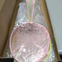 AboveGenius Badminton Rackets Set, Lightweight Badminton Set Includ 4/6 PCS Rackets, 6 Birdies, Outdoor Backyard Games, Racquets for Adults, Teens, Family Beginner