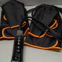 Leg Massager with Heat and Compression, Foot and Calf Massager for Circulation and Pain Relief, Compression Boots with Handheld Controller, 6 Modes 3 Intensities, Gift for Mom Dad (Black)