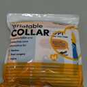 BENCMATE Inflatable Dog Cone Collar Alternative, Soft Dog Cone for Small Medium Large Dogs and Cats, Neck Recovery ECollar Donut Collar After Surgery (Medium, Police Officer) (Yellow, M)
