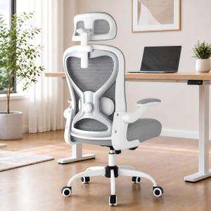 Ergonomic Office Chair for Long Hours and Back Pain, 3.5" Cushion, 330 LBS