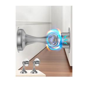 Door Stoppers Magnetic Door Catch, Stainless Steel Magnetic Door Stop 2 Pack, Double-Sided Adhesive Tape, No Drilling, Screws for Stronger Mount, Holder Your Door Open for Wide Doors