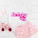 Birthday Girls Shirts for Kids 1-12 Year (White)