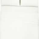 LAMANNI Jersey Sheet Set - Soft, Deep Pockets, Cooling Effect, Expandable - 4 Piece Bedding Set (White, King)