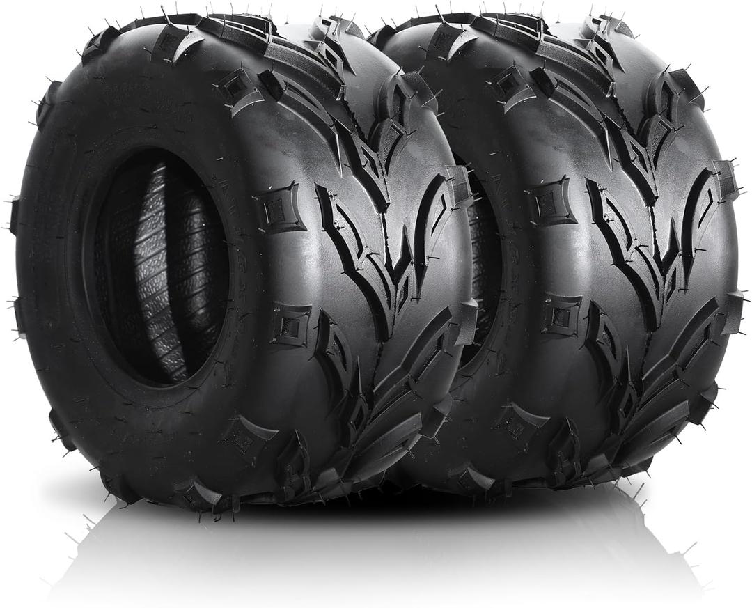 ATV UTV Tires 16x8-7 Sport Go Kart Tires 16x8.00x7(205/55-7) Front or Rear,4 PLY,Tubeless, Pack of 2