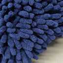 OLANLY Bathroom Rugs 44x32, Extra Soft Absorbent Chenille Bath Rugs, Rubber Backing Quick Dry, Machine Washable Bath Mats for Bathroom Floor, Tub and Shower, Home Decor Accessories, Navy