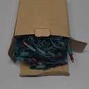 HISHINY Christmas Lights 100 Count Multicolor Christmas Tree String Lights with Green Wire for Outdoor Indoor Christmas Decorations Wedding Decorations Valentines Day Decor,UL Certified (21feet) (21ft)