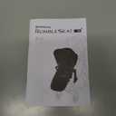 UPPAbaby RumbleSeat V2+ Second Lower Seat/Compatible with Vista V2 and Vista V3 / Adapters, Bumper Bar, Bug Shield Included/Stella (Grey Brushed Mlange/Silver Frame/Chestnut Leather)