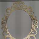 Princess Mirror Photo Booth Props 15 x 23 Inches Princess Party Decorations Mirror Photo Props for Fairytale Birthday Baby Shower Party Supplies Photography Backdrop