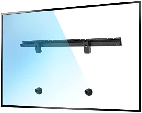 KAMIWI No Stud TV Wall Mount, No Drill TV Mount for 22-55 in, Drywall Studless TVs Bracket up to 100LBS, Low Profile TVs Hanger with Sturdy Design, Easy to Install for Bedroom, Living Room