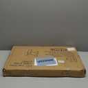 Printer Stand for Desk, Desktop Printer Shelf, 3 Tier Desk Shelf for top of Desk, Large Printer Stands Office Organization Shelves for Home Office Printer Fax Book, Rustic Brown